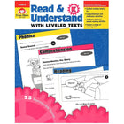 Evan-Moor – Livre de ressources pour l’enseignant « Read And Understand with Leveled Texts », maternelle (EMC3440)-Convient aux enfants de 5 ans et en maternelle